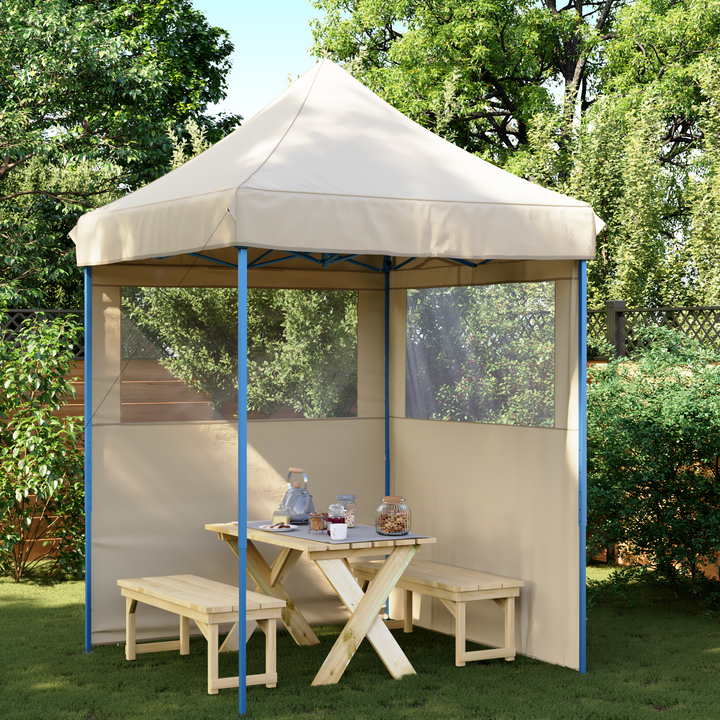 Party Tent Beige 200 x 200 x 306 cm Oxford stof