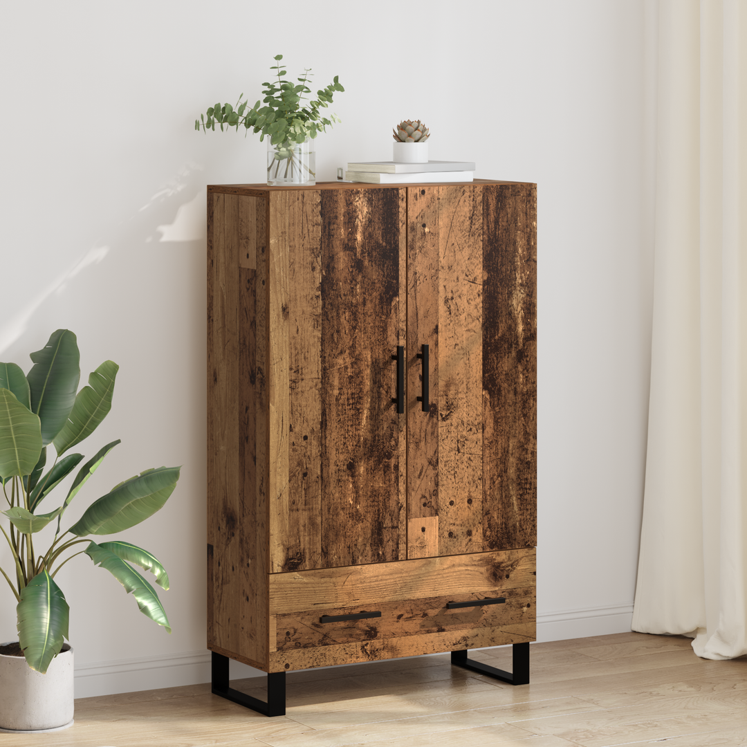 Highboard Gammelt træ 69,5 x 30 x 115 cm Konstrueret træ