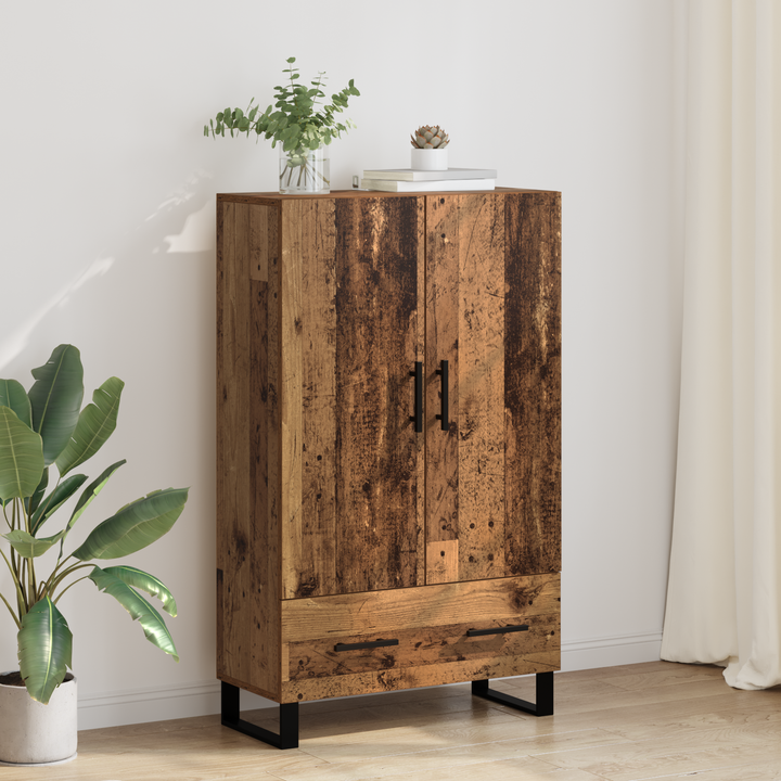 Highboard Gammelt træ 69,5 x 30 x 115 cm Konstrueret træ