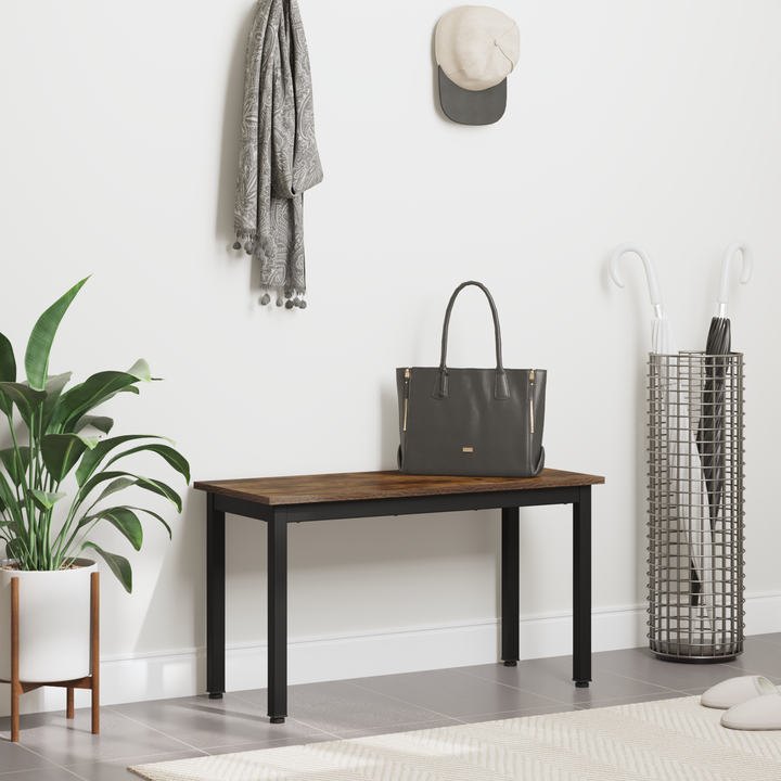 bænk Røget Eg 80 x 35 x 45 cm Konstrueret træ