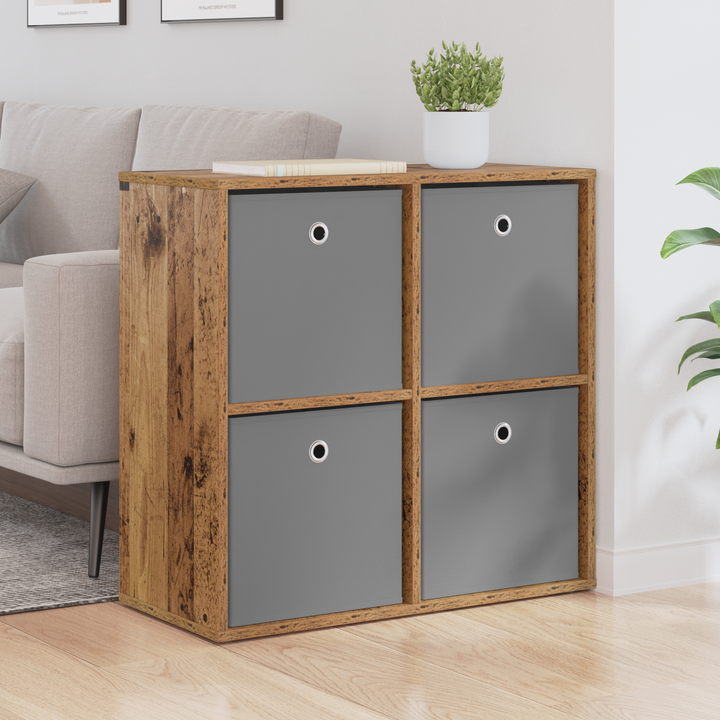 Sideboard med skuffe Gammelt træ 68,5 x 32 x 67 cm
