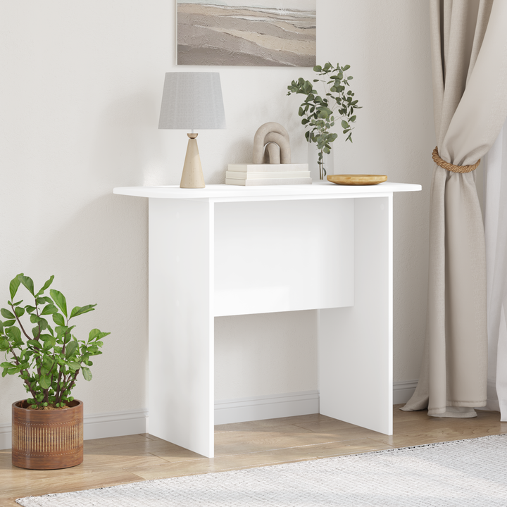 Konsolbord Hvid 93 x 40 x 75 cm Konstrueret træ