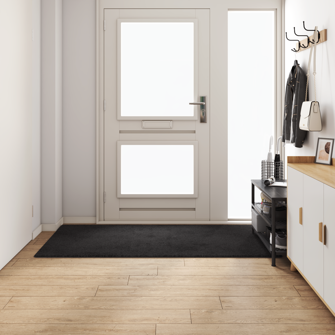 Tæppe Runner Sort 100 x 200 cm 100% Polypropylen Tuft
