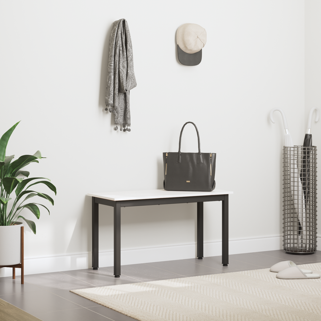 bænk Hvid 80 x 35 x 45 cm Massiv fyrretræ