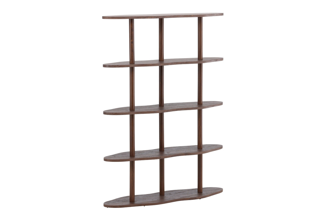 Vind Moln Bookcase 105x30x140 cm - MDF with Mocca 3D Paper