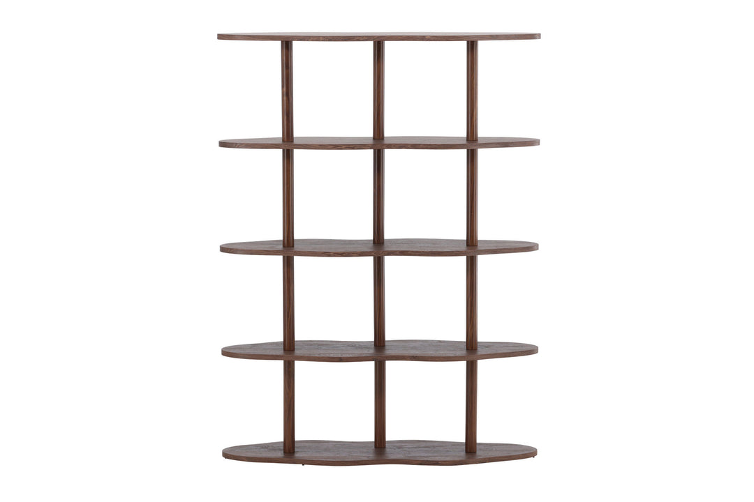 Vind Moln Bookcase 105x30x140 cm - MDF with Mocca 3D Paper