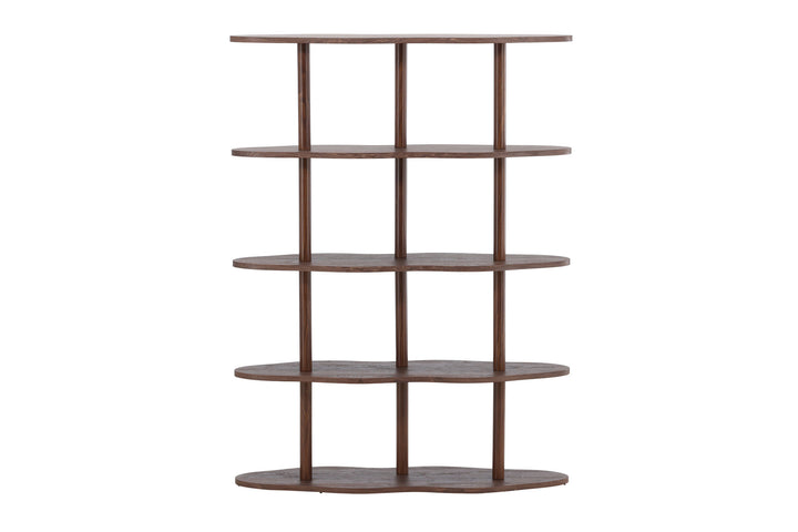Vind Moln Bookcase 105x30x140 cm - MDF with Mocca 3D Paper