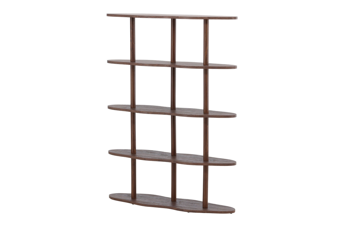 Vind Moln Bookcase 105x30x140 cm - MDF with Mocca 3D Paper
