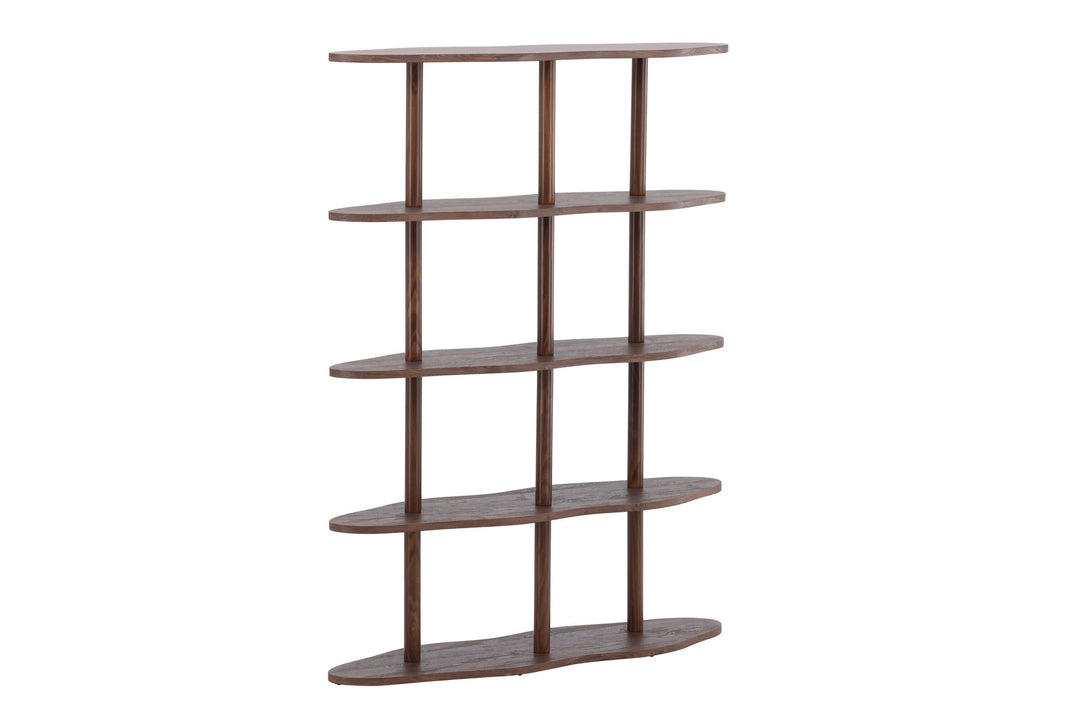 Vind Moln Bookcase 105x30x140 cm - MDF with Mocca 3D Paper