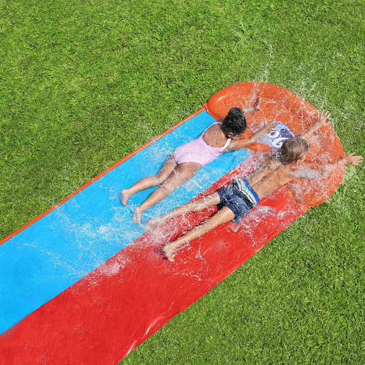 H2OGO vandrutsjebane Tsunami Splash Ramp dobbelt glidebane