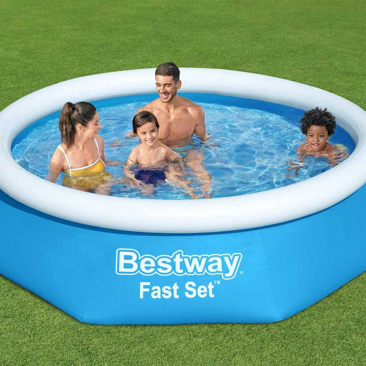 oppustelig swimmingpool Fast Set 244x61 cm rund 57265