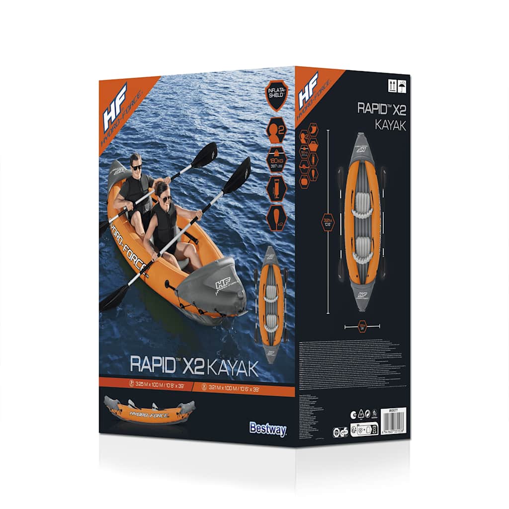 Hydro-Force Rapid x2 oppusteligt kajaksæt