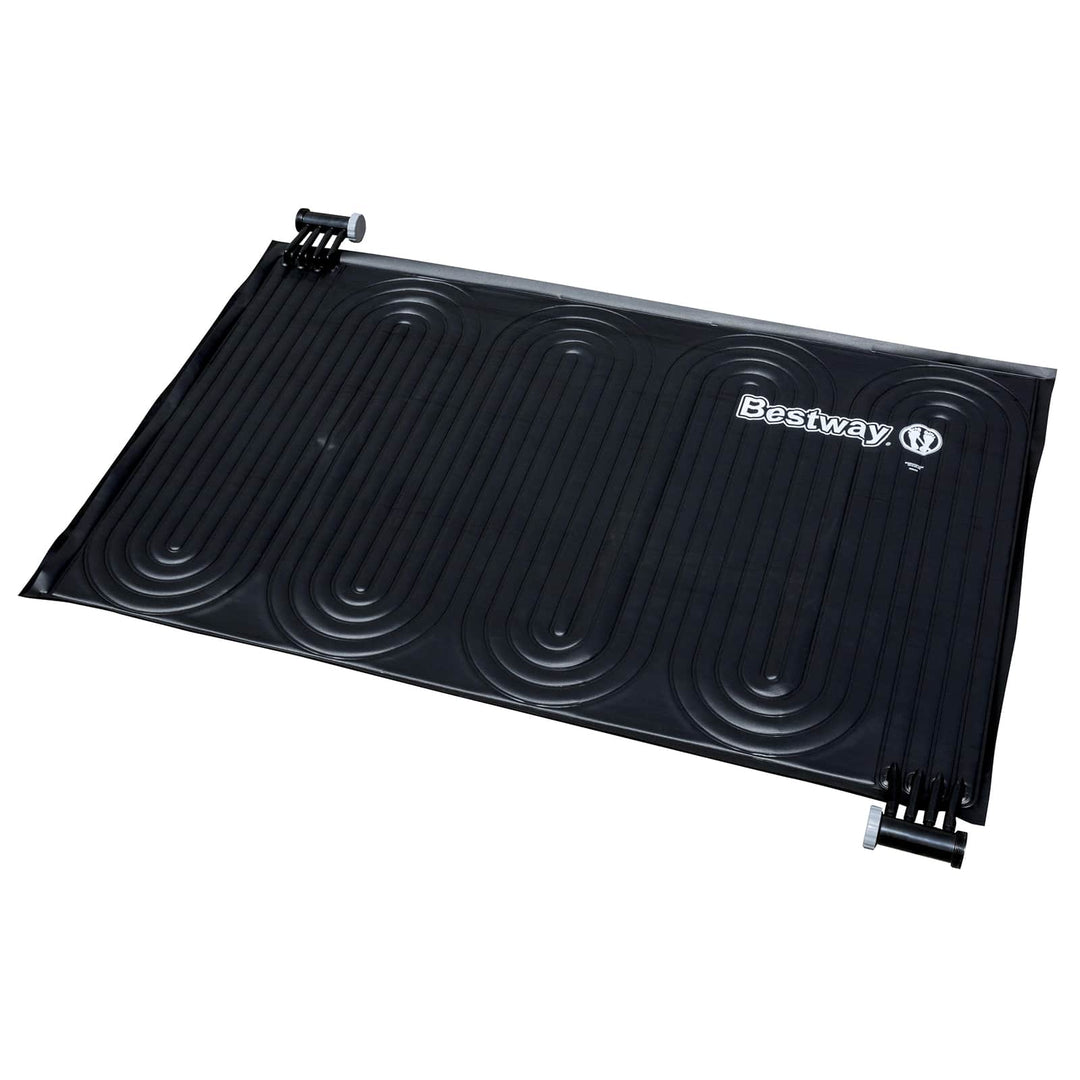 Solar Pool Opvarmningsmåtte Sort 110 x 171 cm PVC