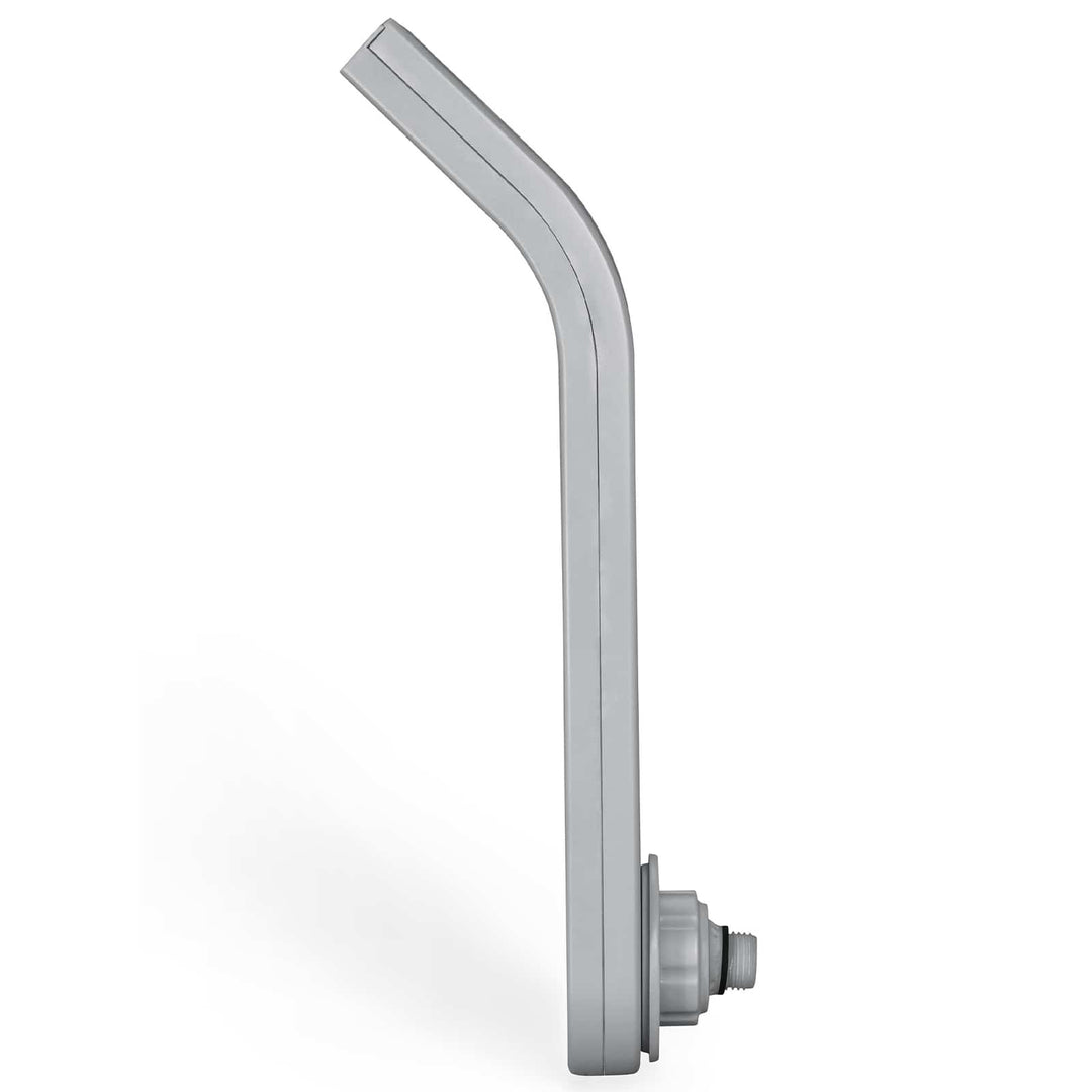 LED Vandfald med LED-lysstrimler Grå ABS