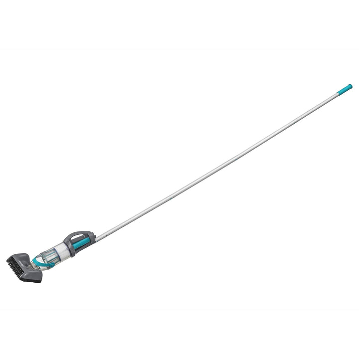 Poolstøvsuger med LED-lysstrimler Grå 610 cm ABS og Stål