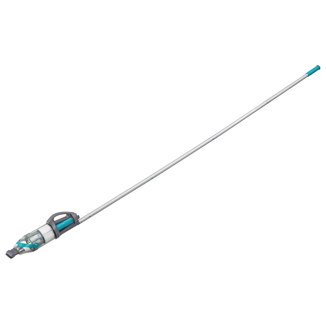 Poolstøvsuger med LED-lysstrimler Grå 610 cm ABS og Stål
