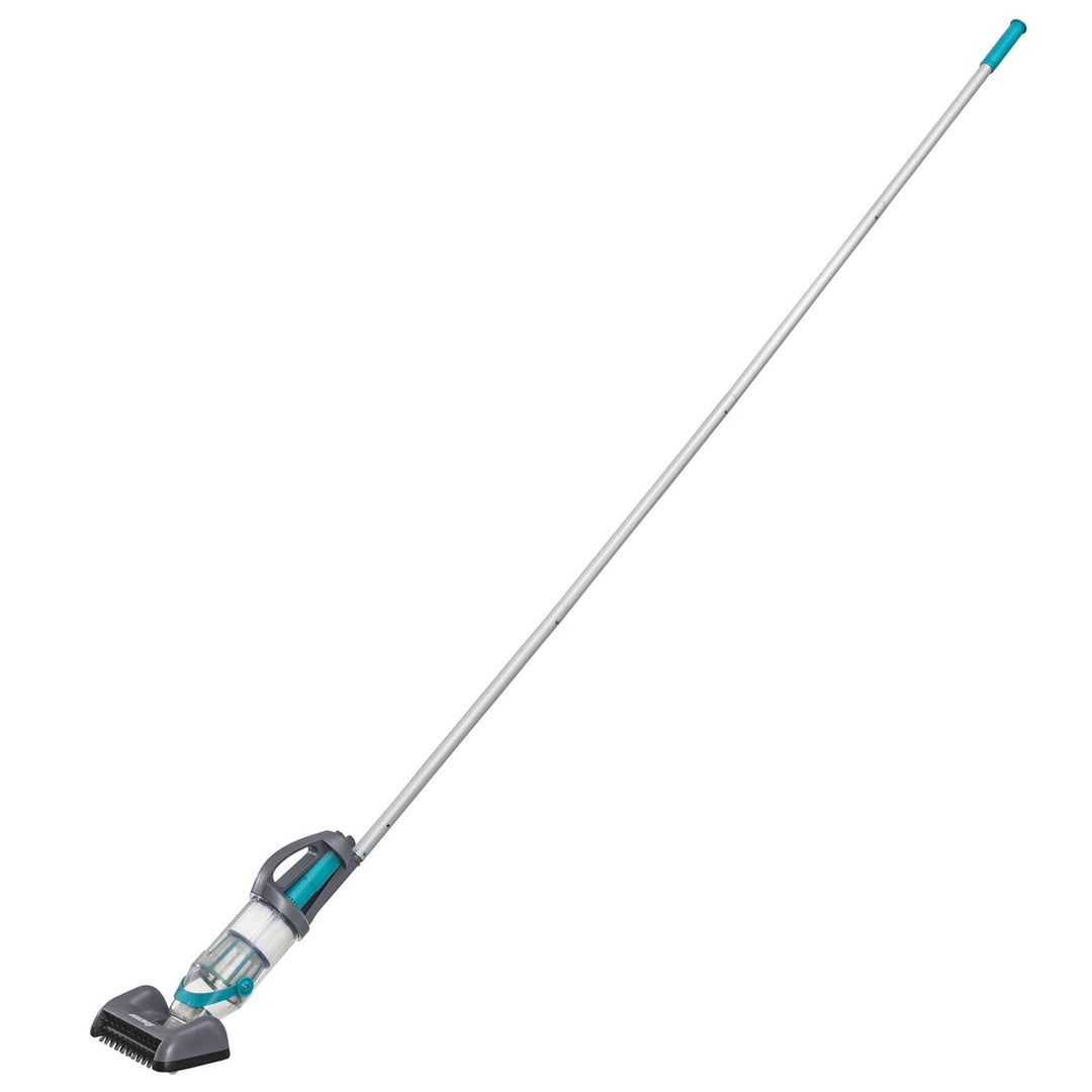 Poolstøvsuger med LED-lysstrimler Grå 610 cm ABS og Stål