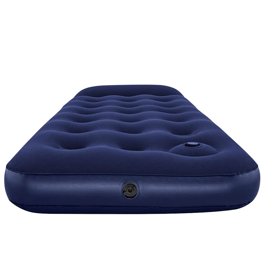luftmadras 185x76x28 cm med indbygget fodpumpe velour