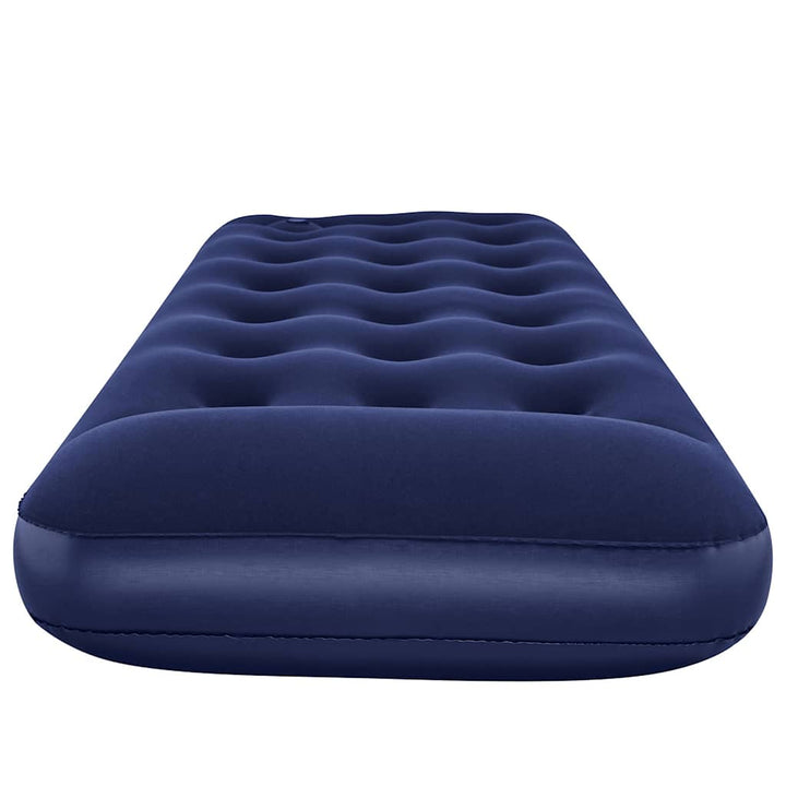 luftmadras 185x76x28 cm med indbygget fodpumpe velour