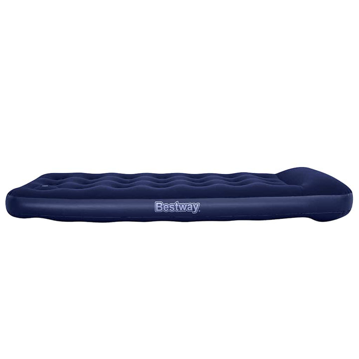 luftmadras 185x76x28 cm med indbygget fodpumpe velour