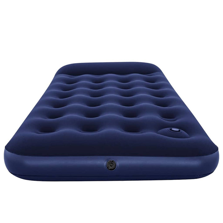 luftmadras 188x99x28 cm med indbygget fodpumpe velour