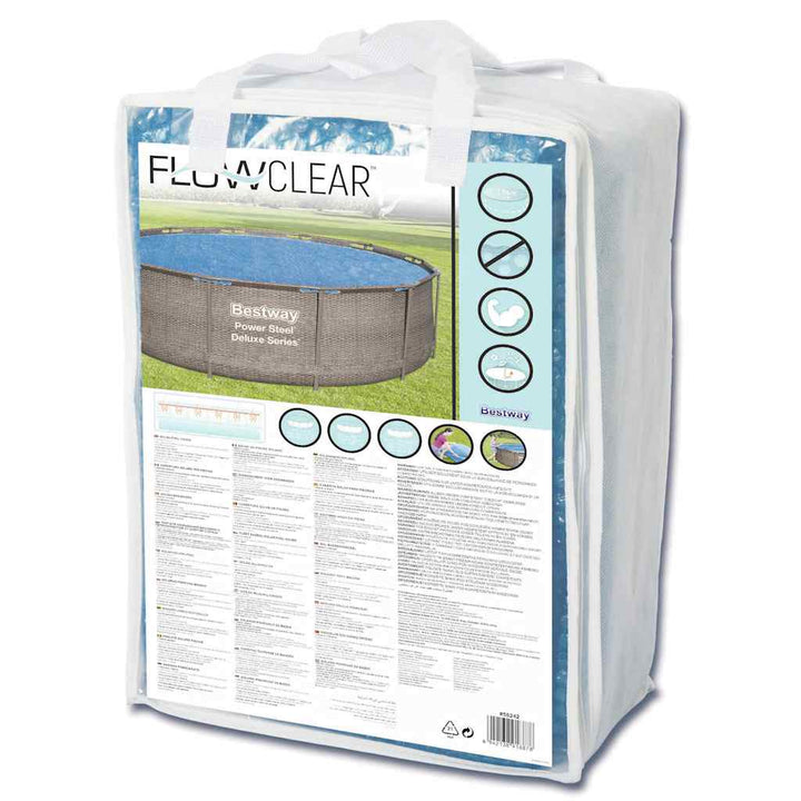 solopvarmet poolovertræk Flowclear 356 cm