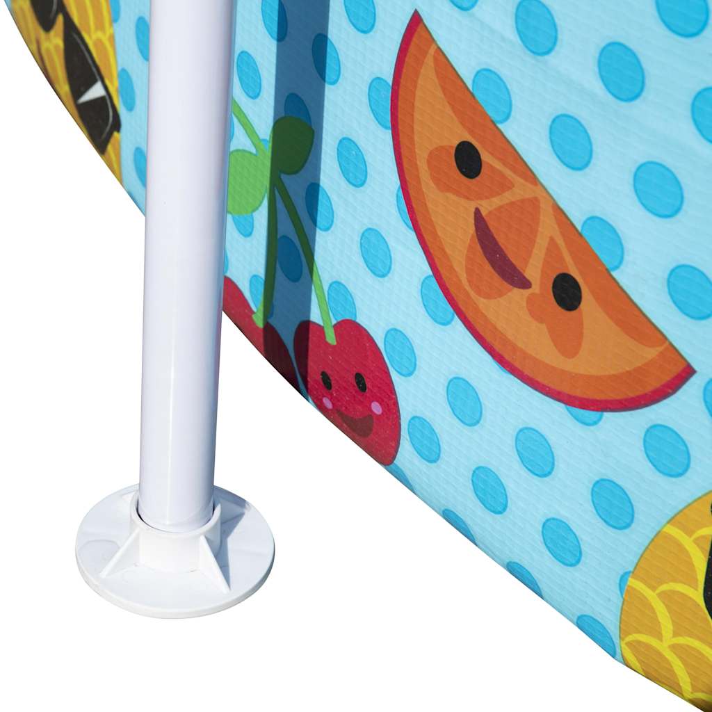 Steel Pro fritstående børnebassin 244x51 cm UV-beskyttet