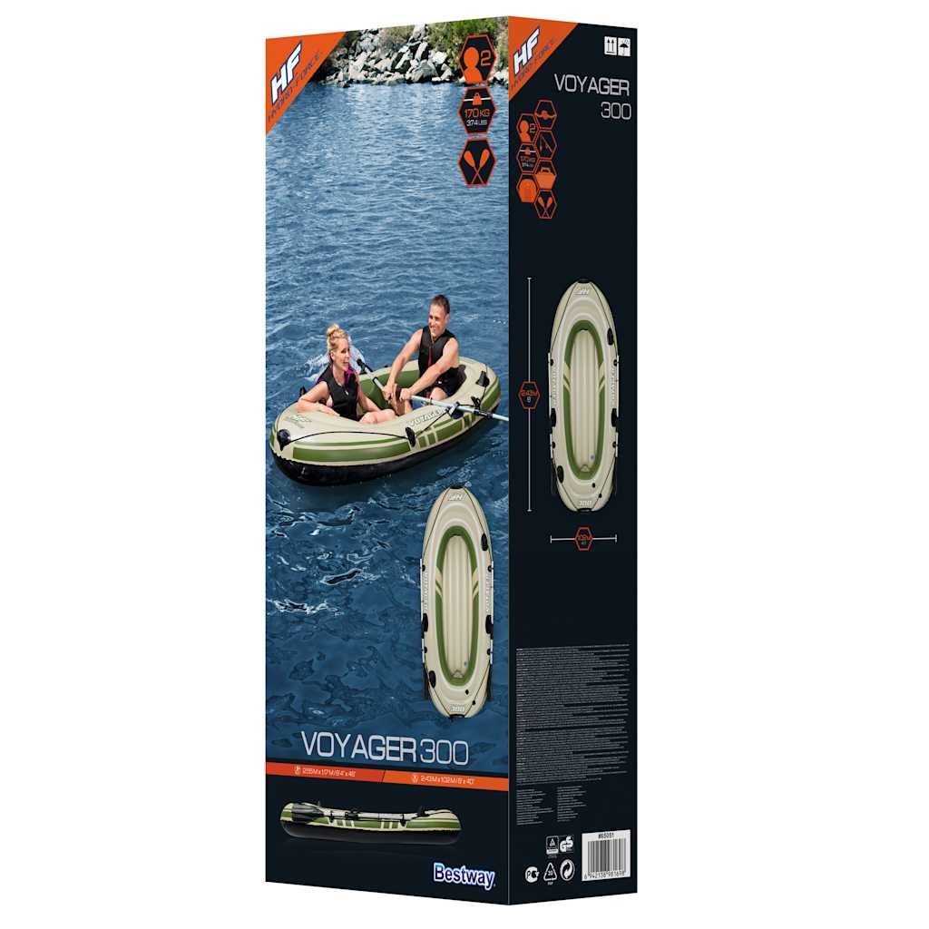 Hydro Force oppustelig gummibåd Voyager 300 243x102 cm