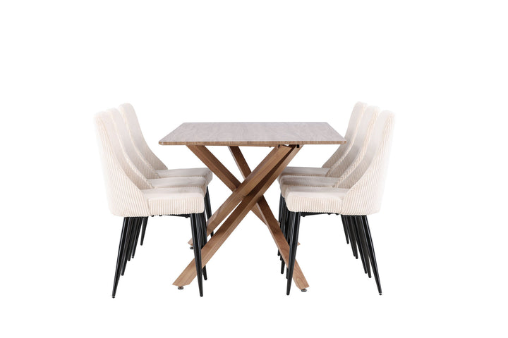 Venture Home Piazza Dining Table with Leone Dining Chair