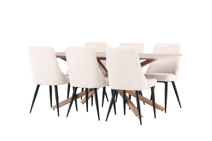 Venture Home Piazza Dining Table with Leone Dining Chair