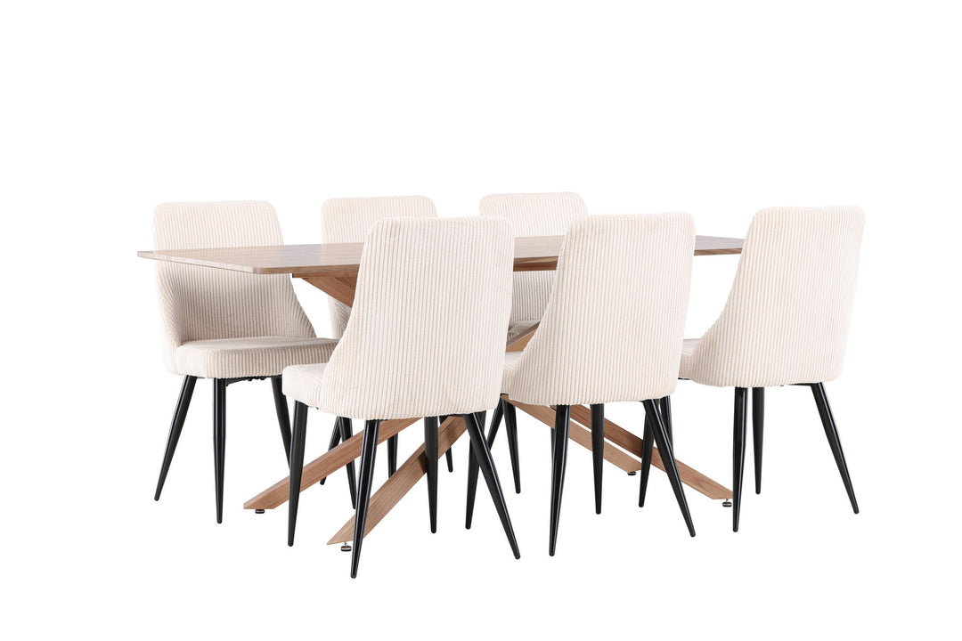 Venture Home Piazza Dining Table with Leone Dining Chair