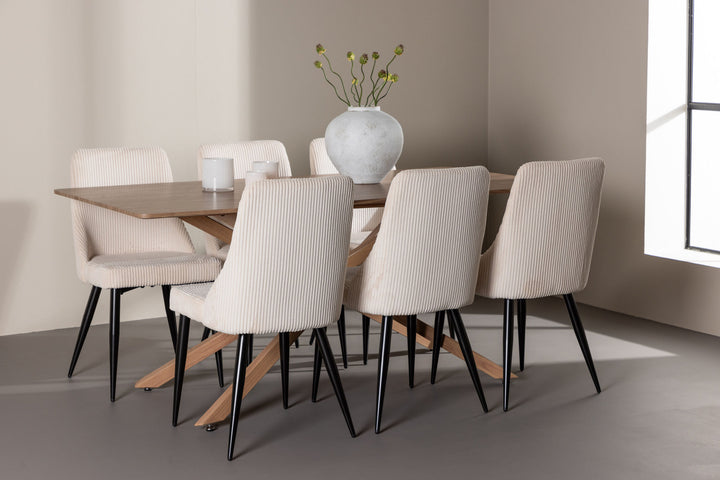 Venture Home Piazza Dining Table with Leone Dining Chair