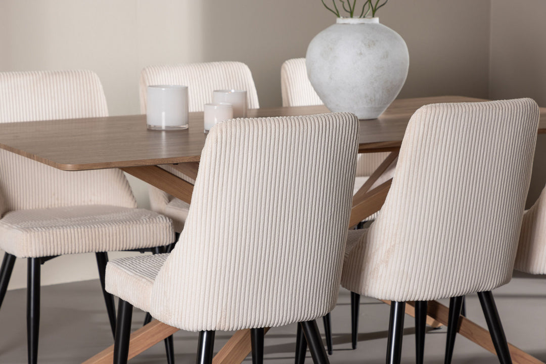 Venture Home Piazza Dining Table with Leone Dining Chair