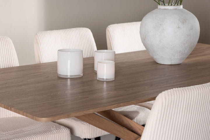 Venture Home Piazza Dining Table with Leone Dining Chair