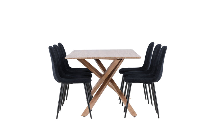 Venture Home Piazza Dining Table with Polar Dining Chair