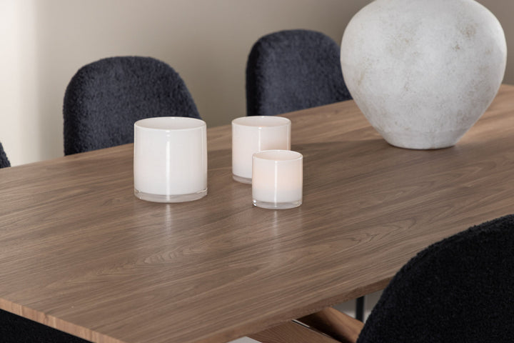 Venture Home Piazza Dining Table with Polar Dining Chair