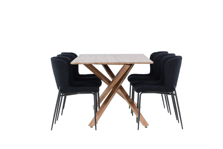 Venture Home Piazza Dining Table with Modesto Dining Chair