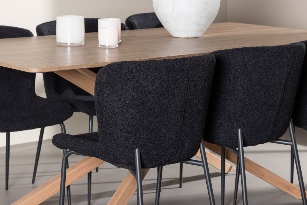 Venture Home Piazza Dining Table with Modesto Dining Chair