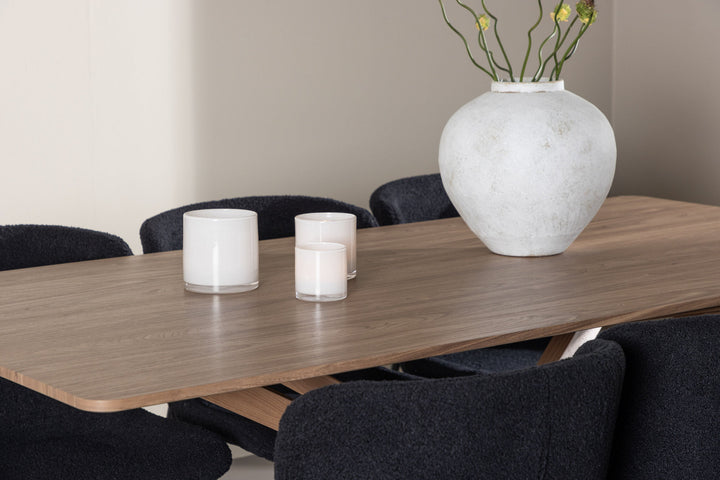 Venture Home Piazza Dining Table with Modesto Dining Chair