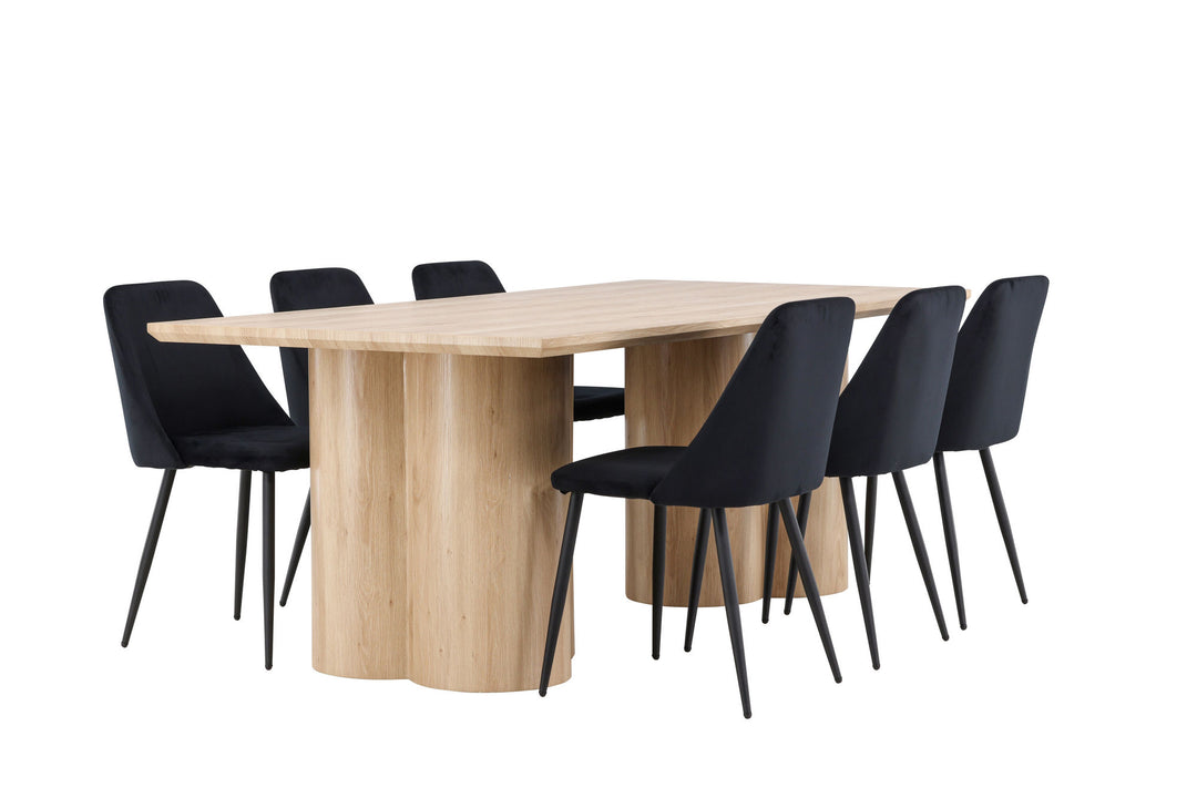 Venture Home Olivia Dining Table with Night Dining Chair