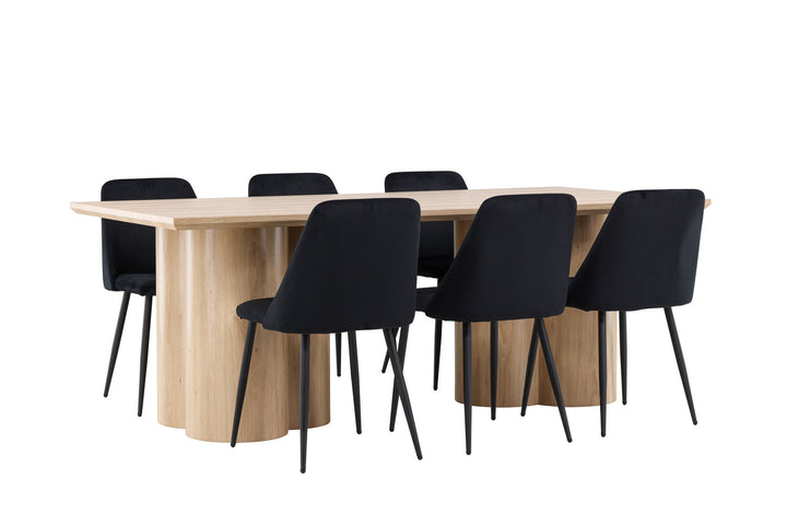Venture Home Olivia Dining Table with Night Dining Chair