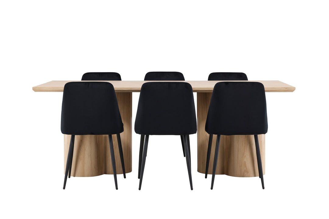 Venture Home Olivia Dining Table with Night Dining Chair
