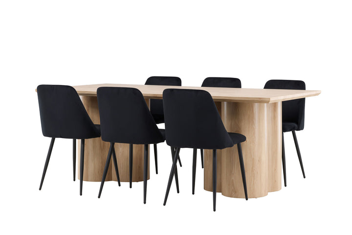 Venture Home Olivia Dining Table with Night Dining Chair