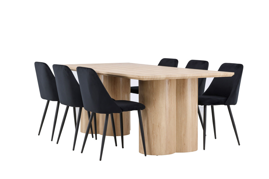 Venture Home Olivia Dining Table with Night Dining Chair