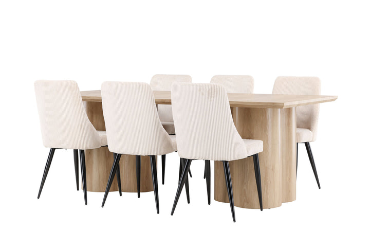 Venture Home Olivia Dining Table with Leone Dining Chair