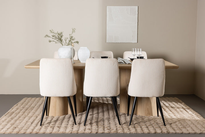 Venture Home Olivia Dining Table with Leone Dining Chair