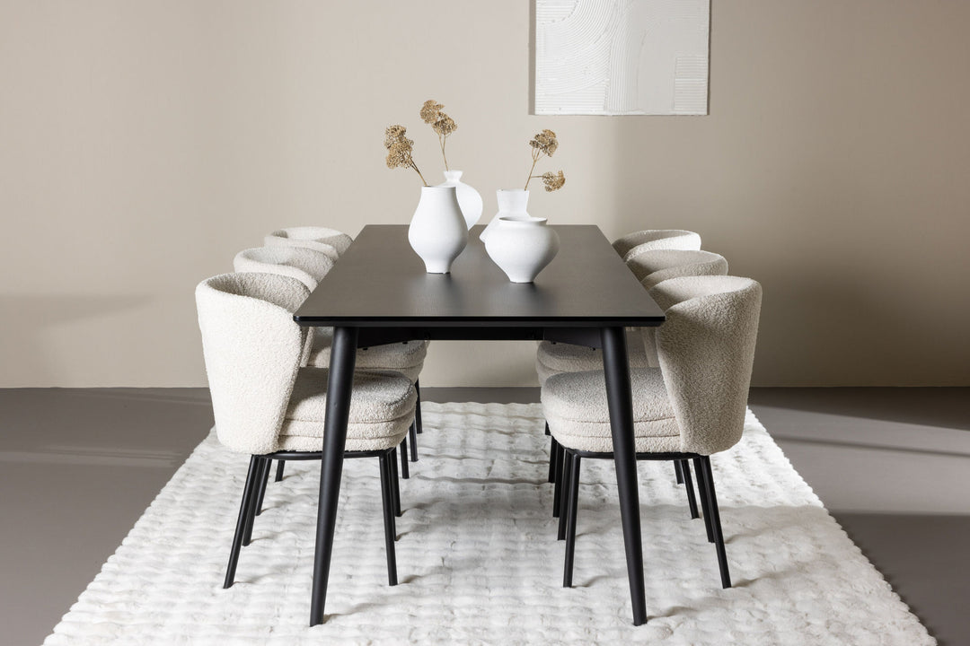 Venture Home Ellis Dining Table with Agnes Dining Chair
