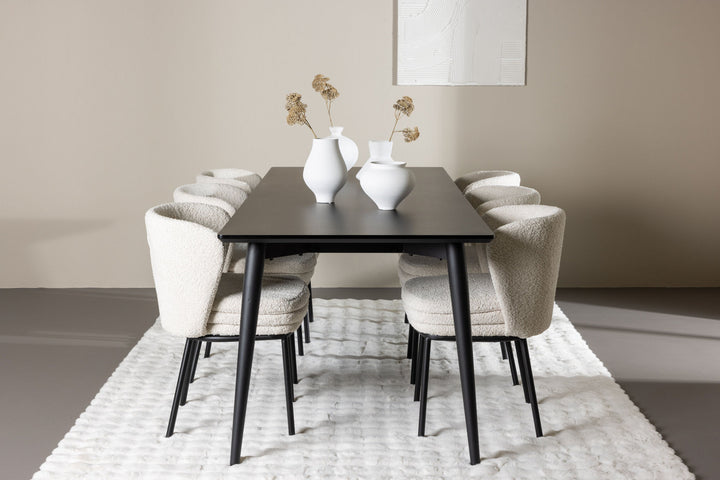 Venture Home Ellis Dining Table with Agnes Dining Chair