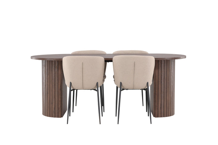 Venture Home Härön Dining Table with Modesto Dining Chair