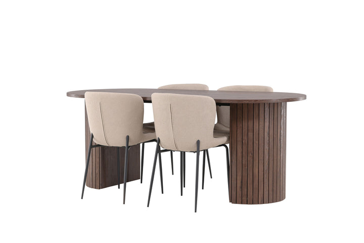 Venture Home Härön Dining Table with Modesto Dining Chair
